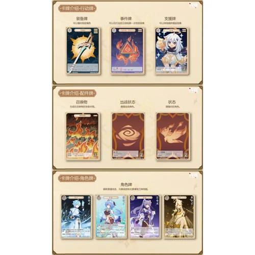 Genshin Impact Trading Card Game Series 1 *Chinese Version* - 1 Booster (6 Cards)